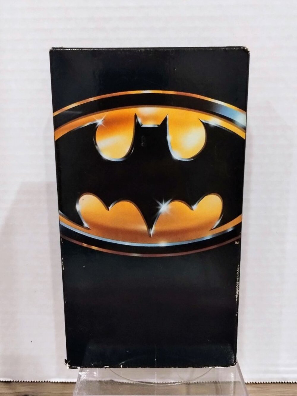 Batman 1989 VHS Movie Michael Keaton DC Comics Warner Bros Vintage Retro 80s